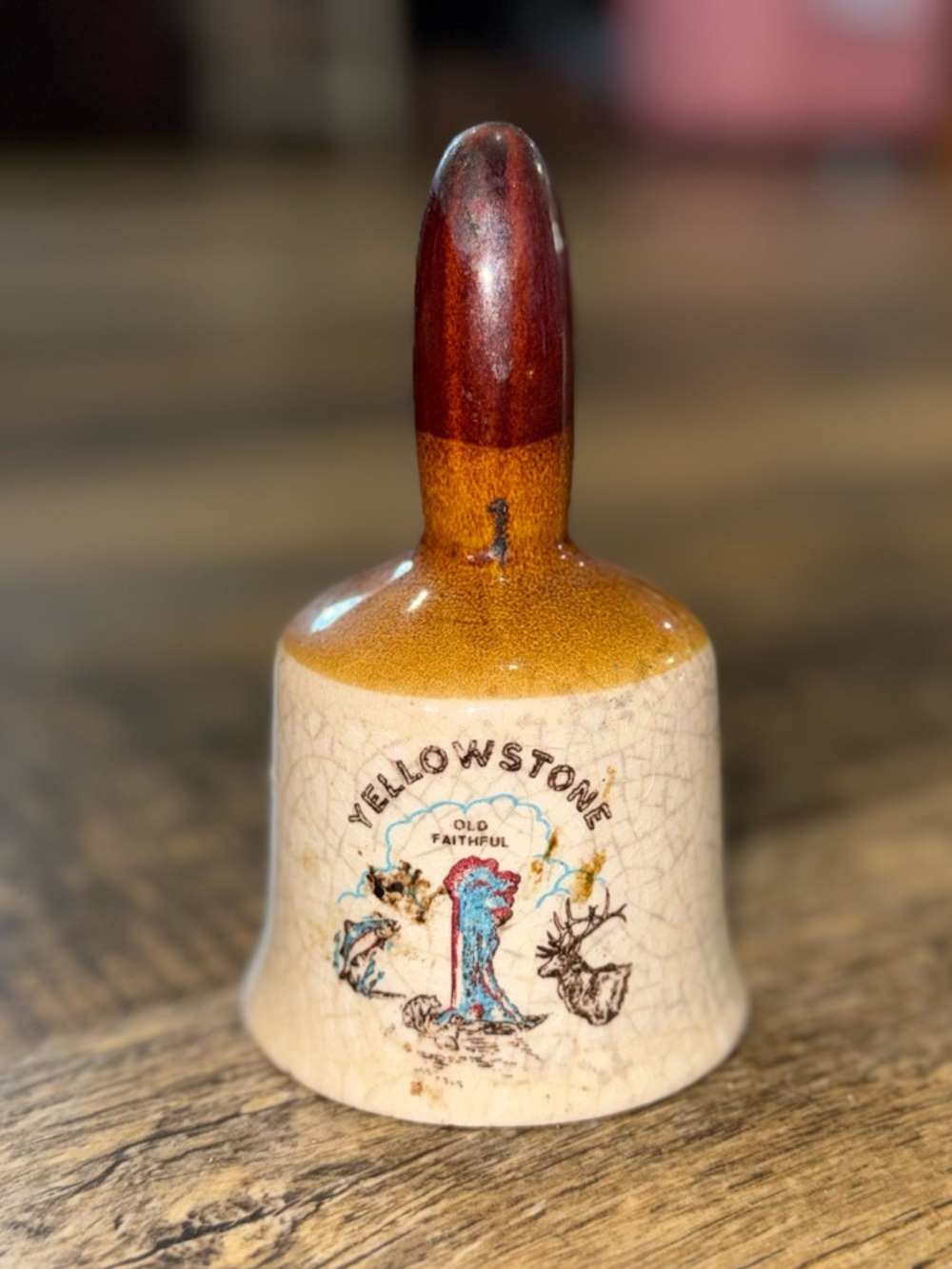 Vintage Yellowstone Brown Bell